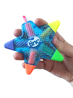 Tinc Star Highlighter Pen, Multi - view 2, Multi
