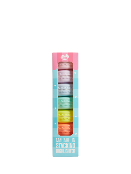 Tinc Macaroon Stacking Highlighter Pens, Multi