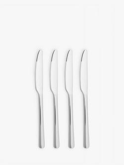 John Lewis ANYDAY Orbit Stainless Steel Table Knives, Set of 4, Silver