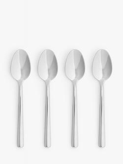 John Lewis ANYDAY Orbit Stainless Steel Teaspoons, Set of 4, Silver