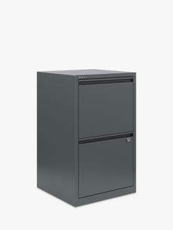 Bisley Home Filer 2 Drawer Filing Cabinet - view 2, Grey