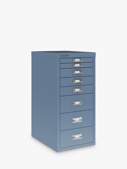 Bisley MultiDrawer 8 Drawer A4 Filing Cabinet - view 2, Blue