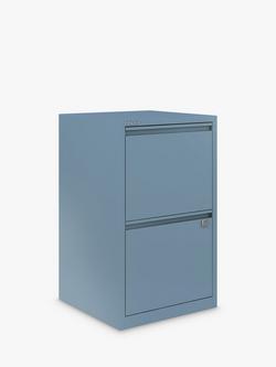 Bisley Home Filer 2 Drawer Filing Cabinet - view 2, Blue