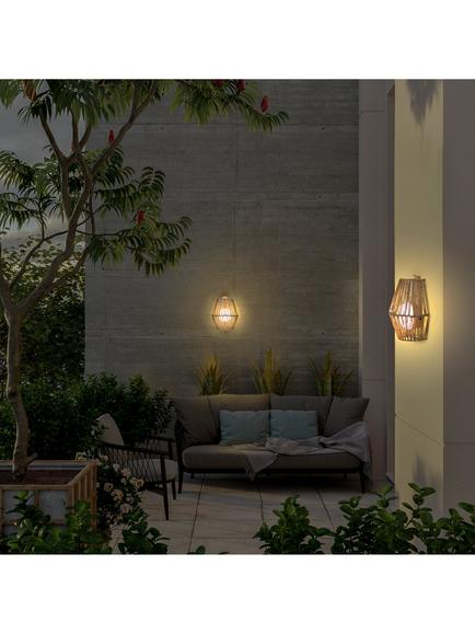 Newgarden Sisine 25 Wireless Outdoor Wall Light, Natural - view 2, Natural