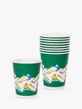 Talking Tables Football Cups, 250ml, Pack of 8