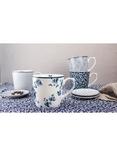 Laura Ashley Blueprint Collectables Mug, Set of 4, 320ml, Blue/White