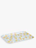 John Lewis Lemons Large Melamine Tray, 43.5cm, Yellow/Blue