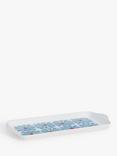 John Lewis ANYDAY Floral Melamine Tray, 30.5cm, Blue/Multi