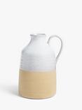 John Lewis Dipped Glaze Jug Vase, H23cm, Multi