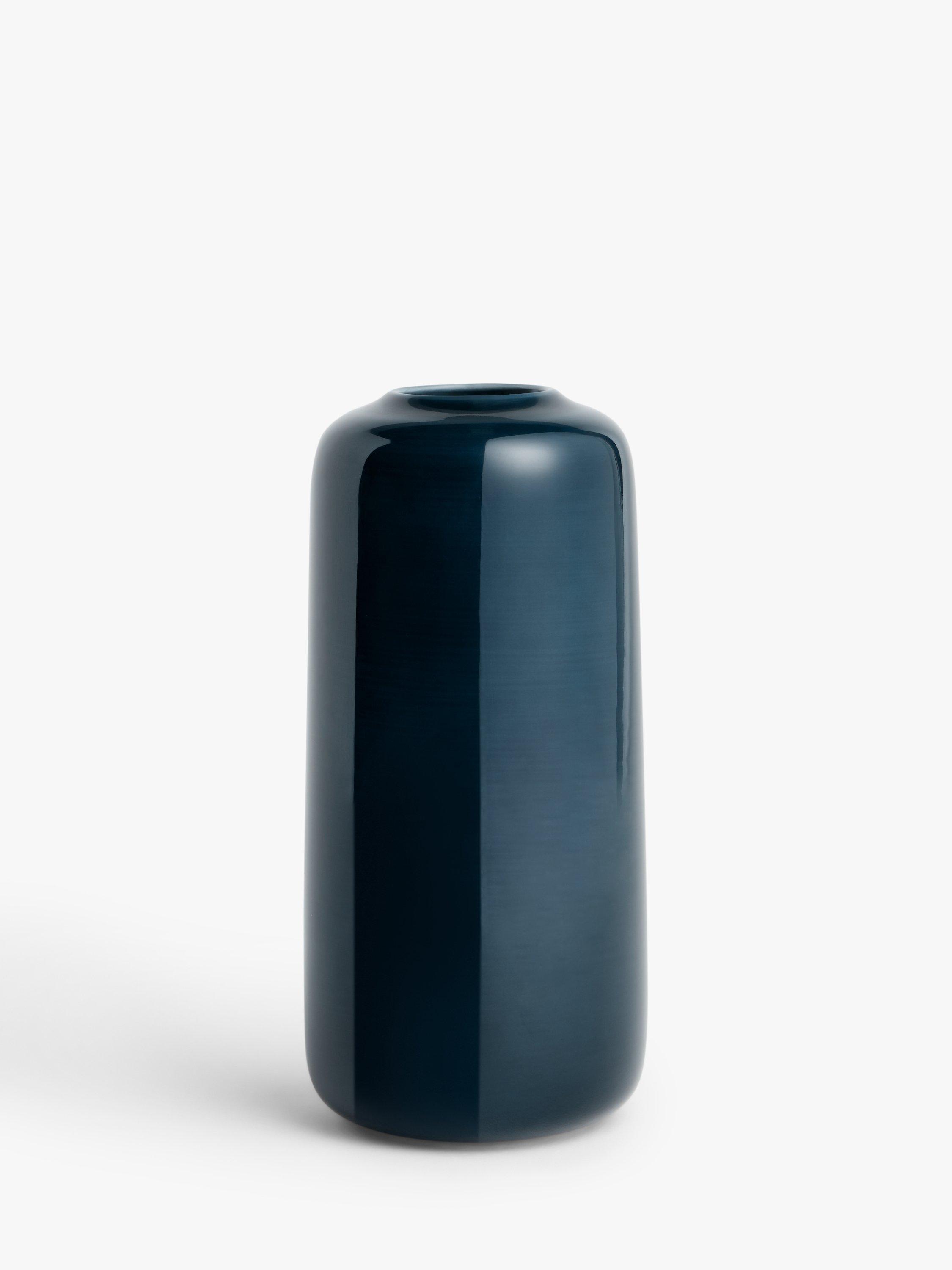 John Lewis Gloss Vase, H29cm, Green