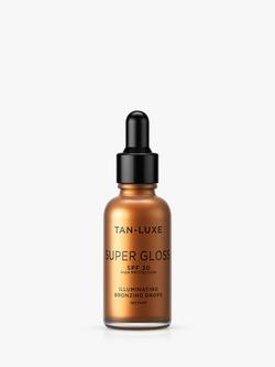 Tan-Luxe Super Gloss SPF 30 Illuminating Bronzing Drops, Instant, 30ml, 