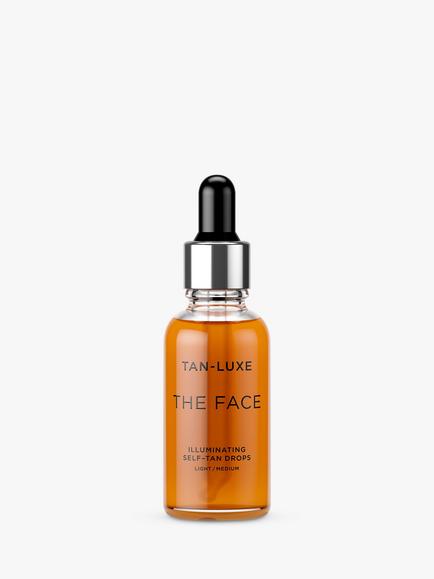 Tan-Luxe The Face Illuminating Self-Tan Drops, Light/Medium