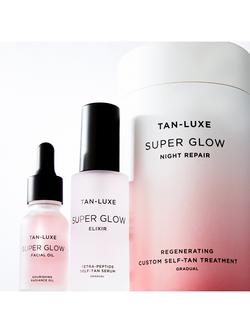 Tan-Luxe Super Glow Night Repair Regenerating Custom Self-Tan Treatment, Gradual, 45ml - view 2, 
