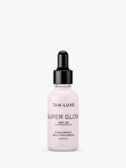 Tan-Luxe Super Glow SPF 30 Hyaluronic Self-Tan Serum, Gradual, 30ml, 