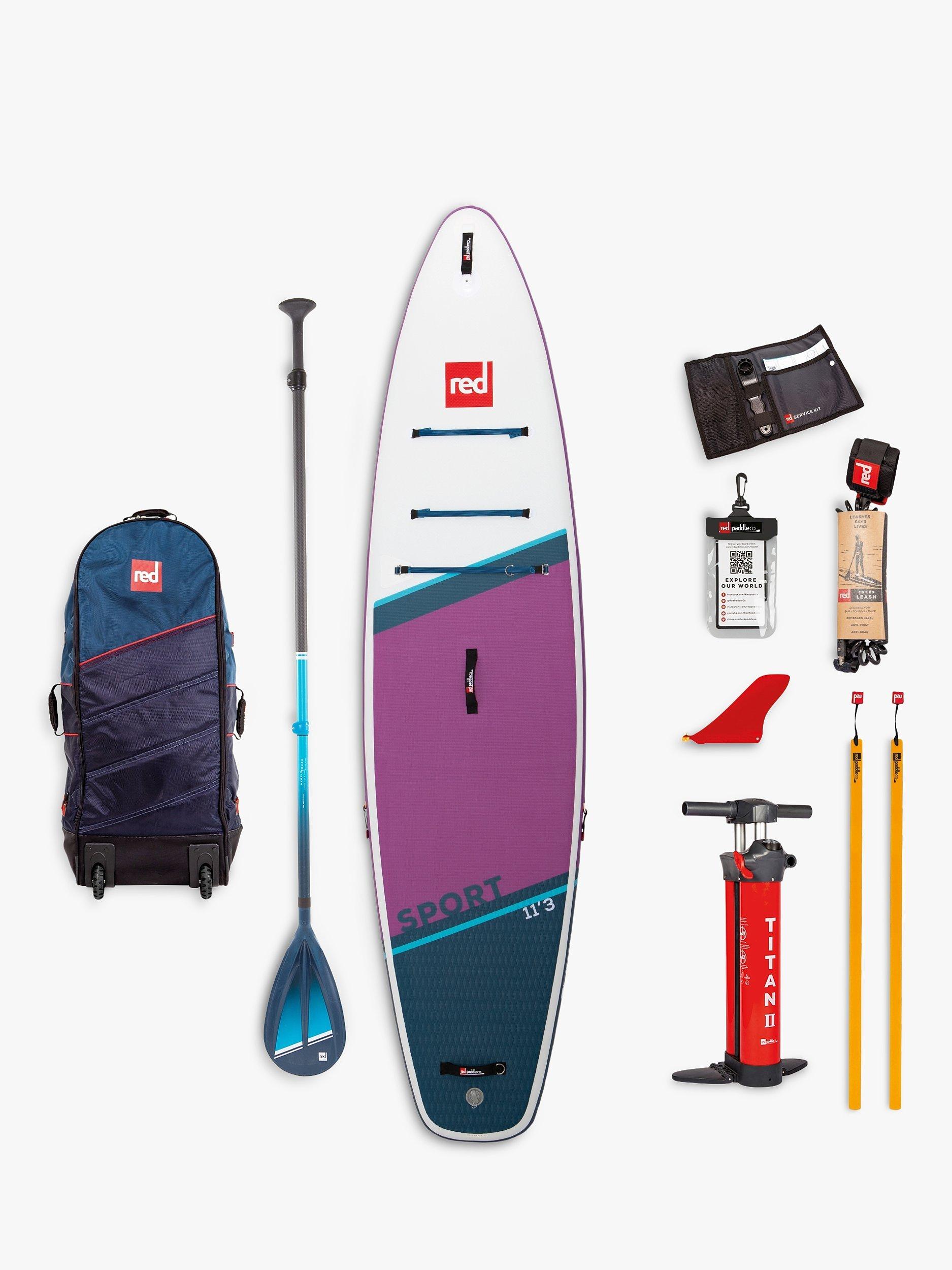 Red Paddle Co 11’3" Sport Inflatable Stand Up Paddle Board Package