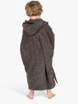 Red Kids' Luxury Towelling Robe, X-Small - view 2, Grey