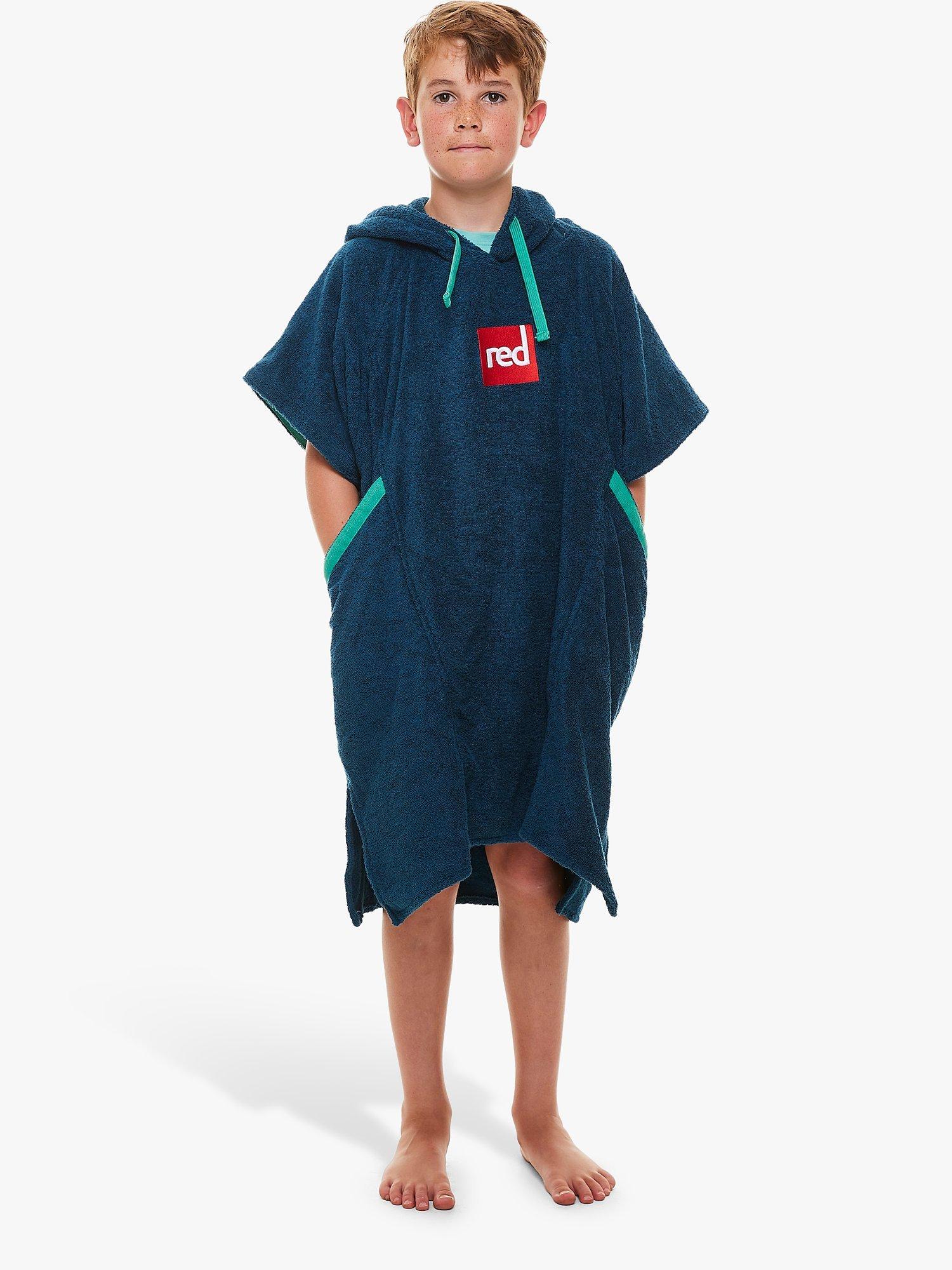 Product image 1 of 4, which shows Red Kids' Luxury Towelling Robe, Small, Navy