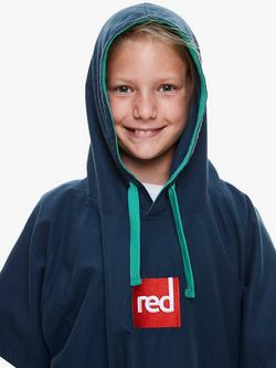 Red Kids' Quick Dry Changing Robe, Small - view 2, Blue