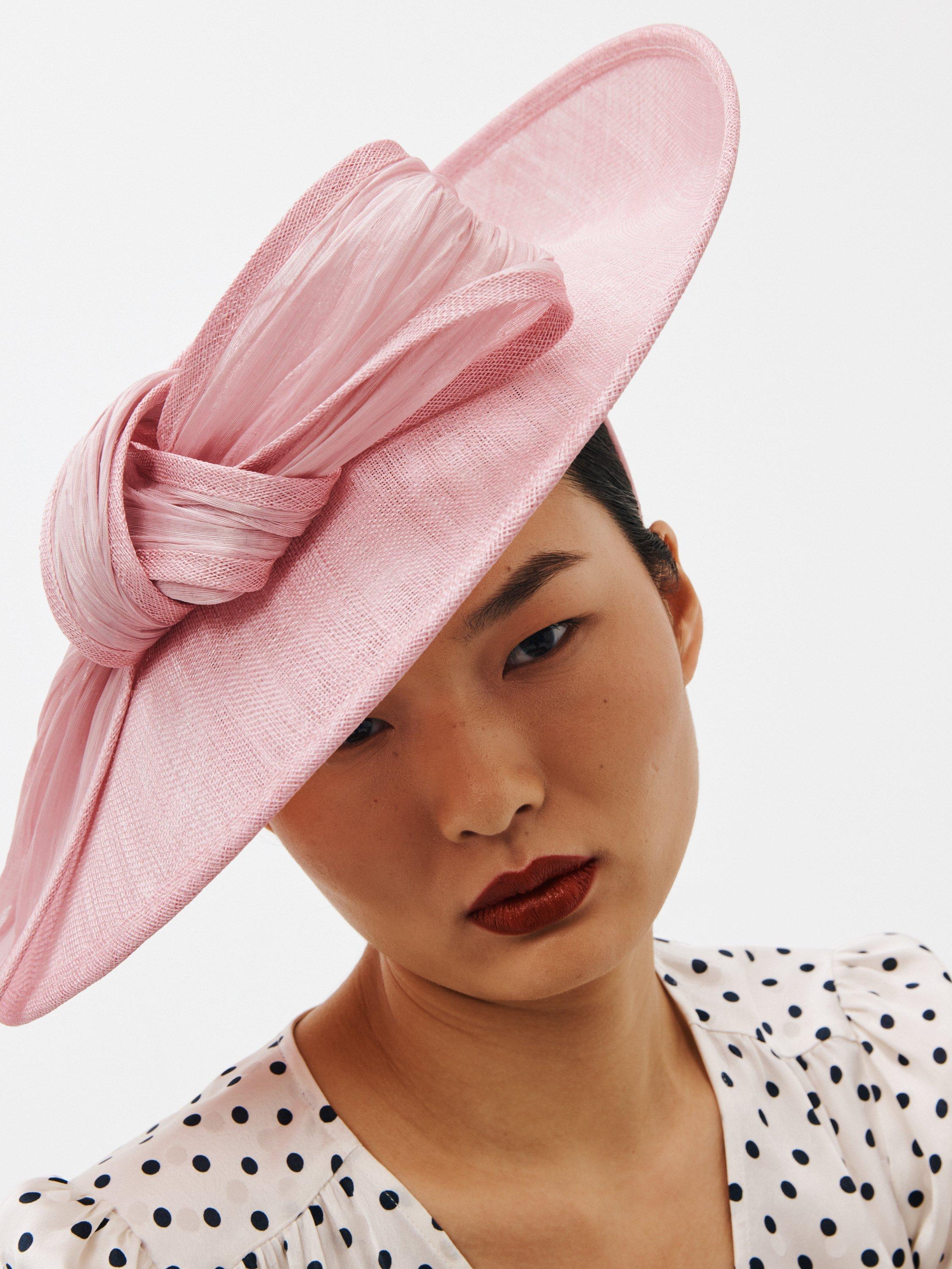 John Lewis Maggie Wide Brim Fabric Trim Hat