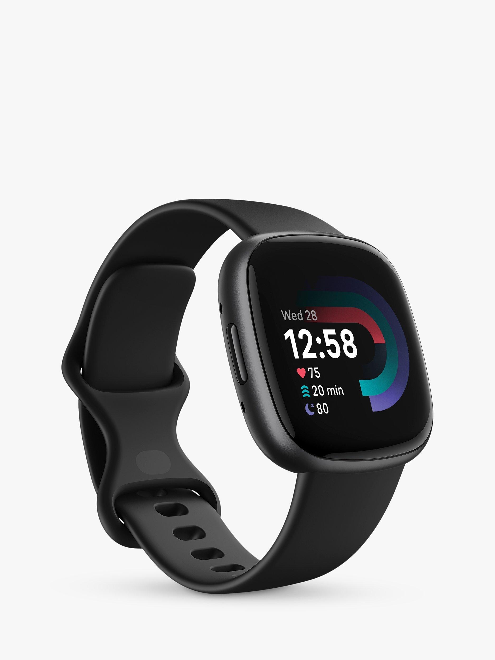 Fitbit Versa 4 Health Fitness Smartwatch with Heart Rate Monitor Black Graphite