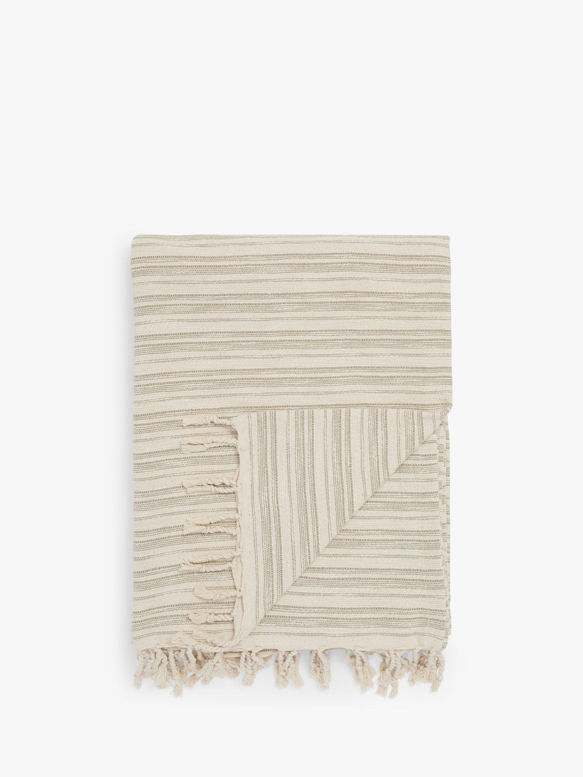 John Lewis Ripple Throw, Green