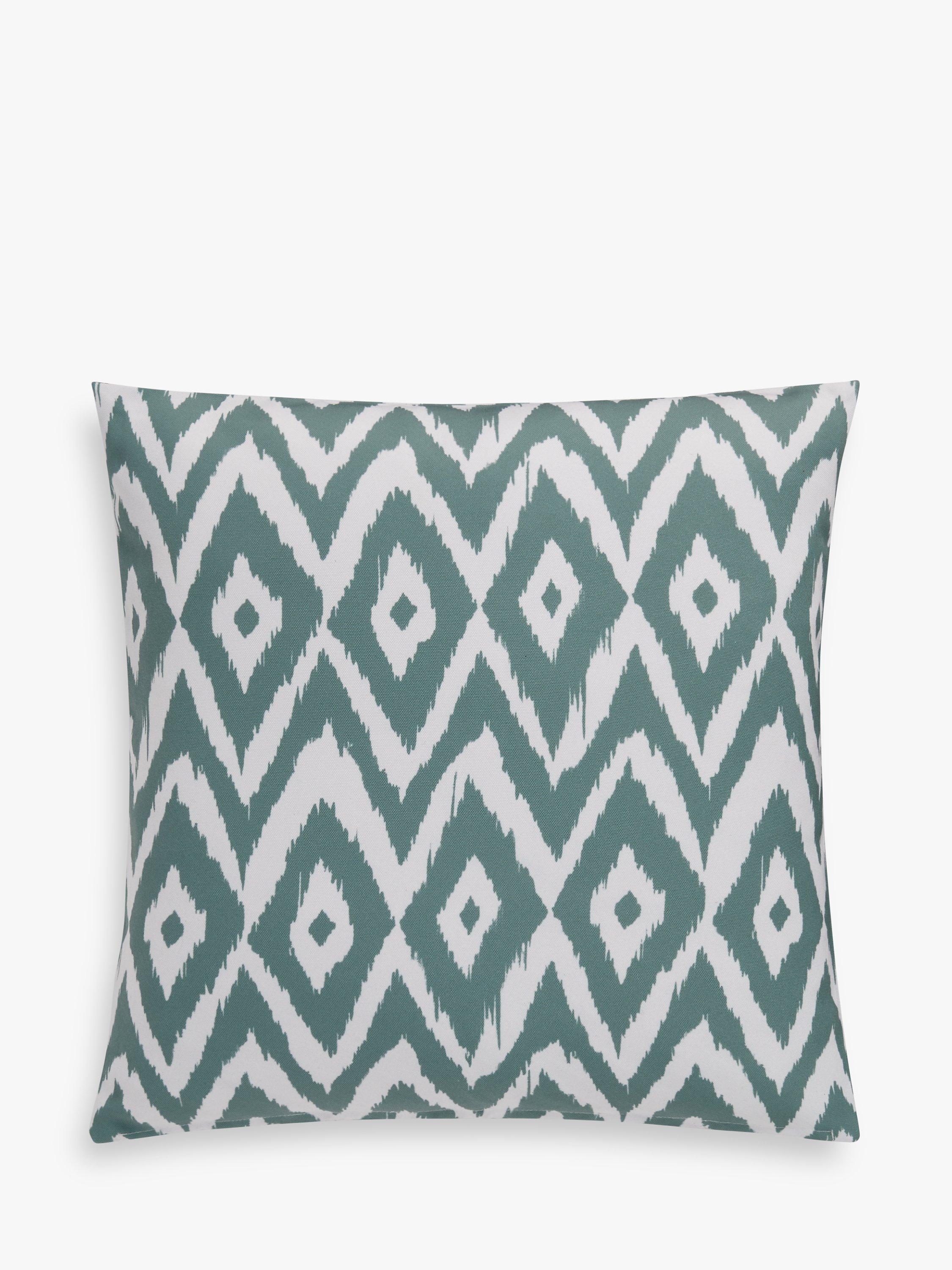 John Lewis Ikat Indoor/Outdoor Cushion, Rosemary