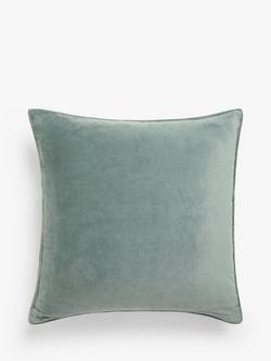 John Lewis Suzani Floral Cushion - view 2, Ultramarine