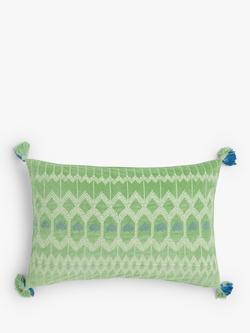 John Lewis Kuva Cushion, Green