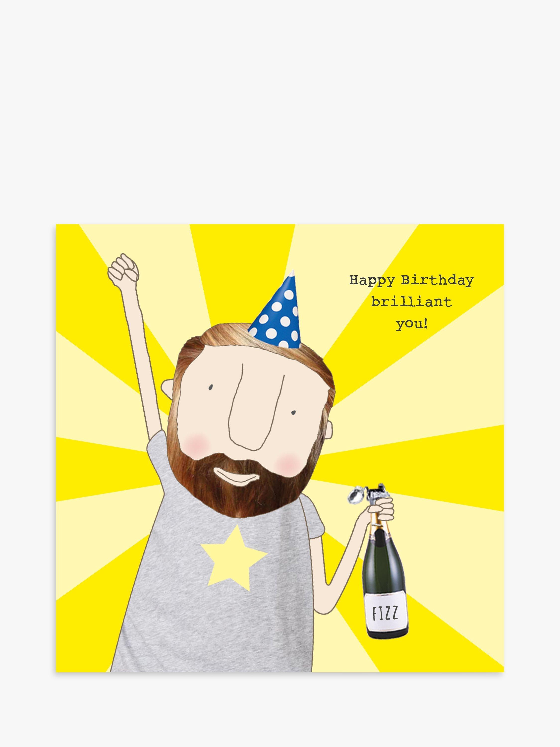Rosie Made A Thing Brilliant Man Birthday Card