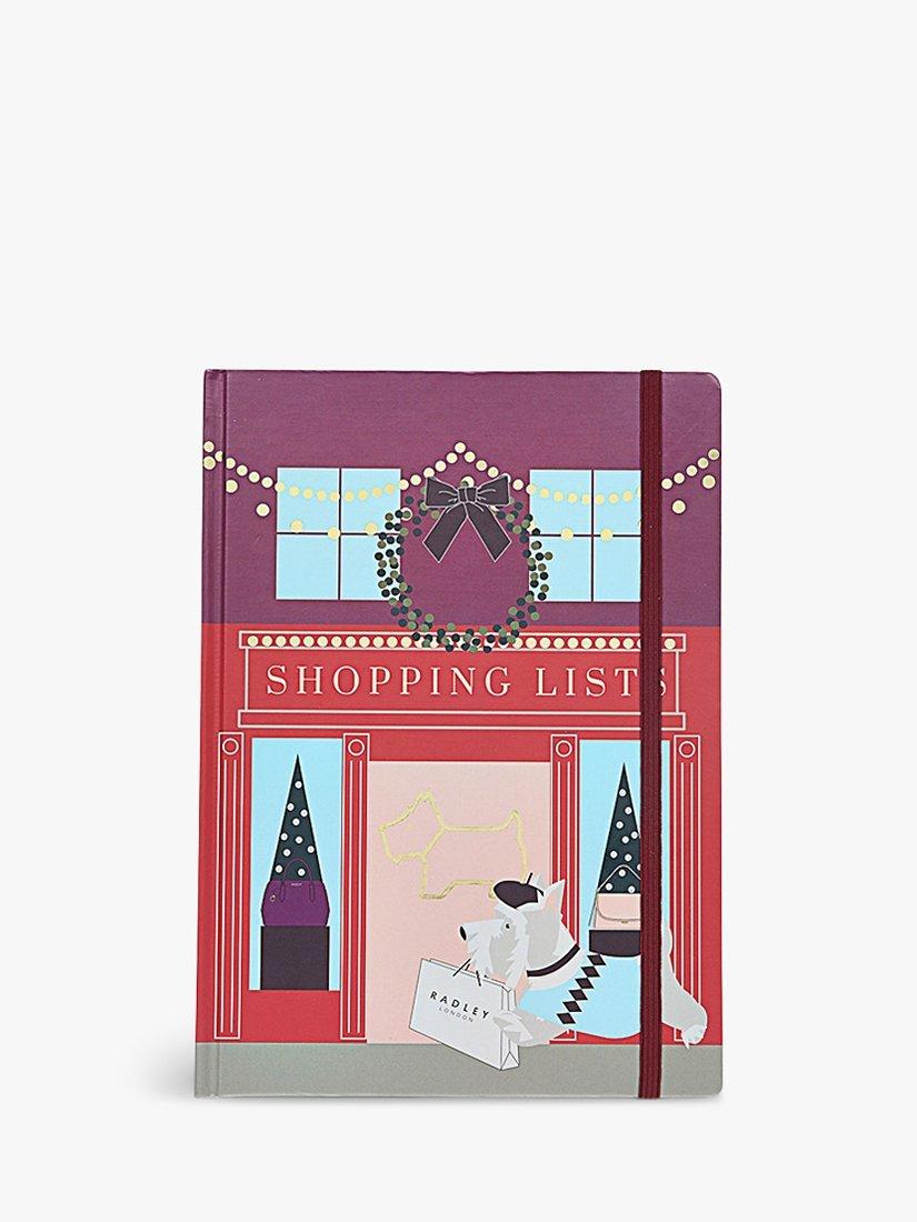 Radley Window Shopping A5 Notebook, Dark Rose