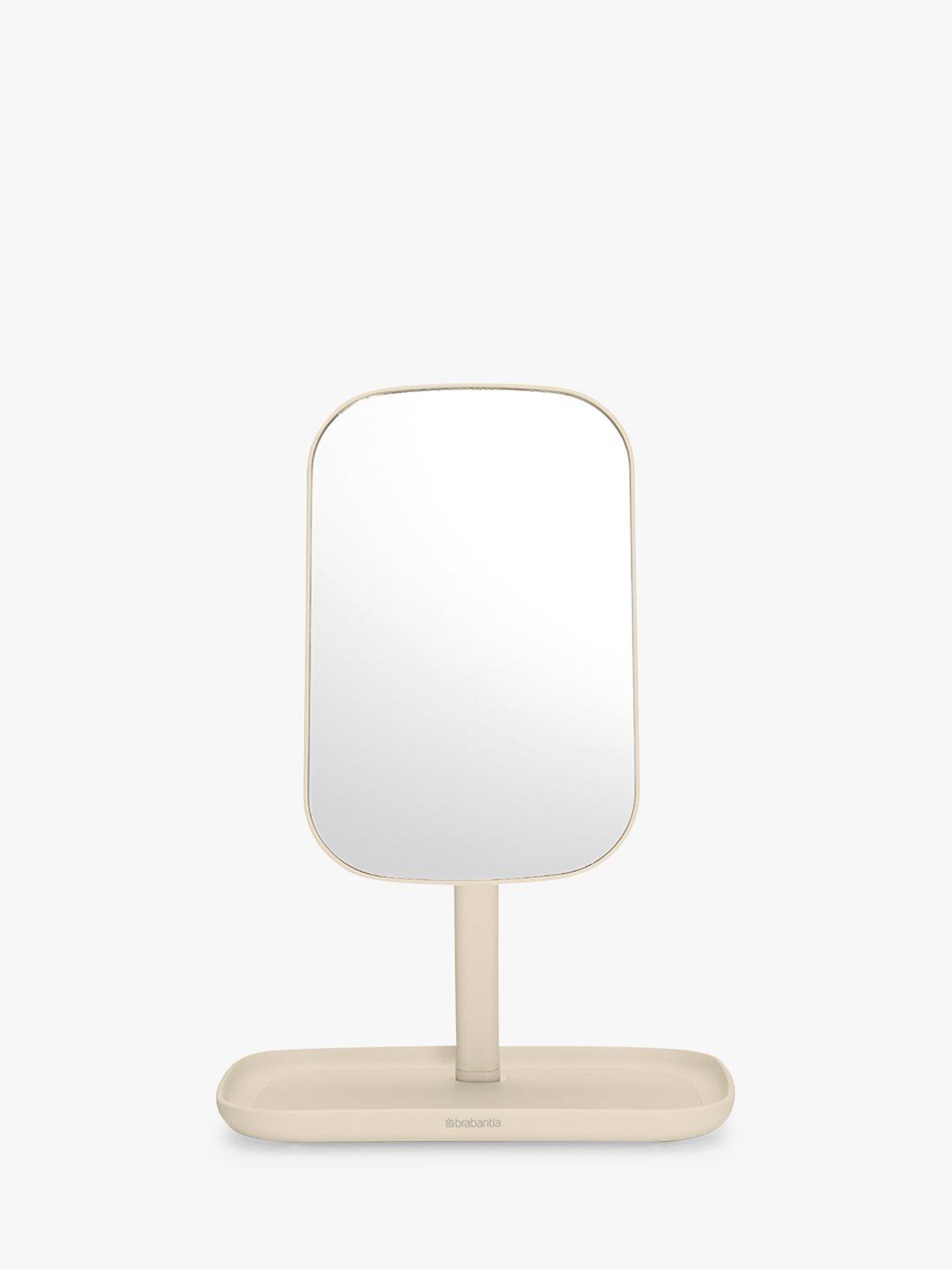 Brabantia ReNew Mirror with Storage Tray, Soft Beige