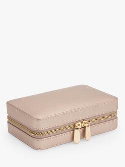 Wolf Palermo Zipped Jewellery Case - view 2, Rose Gold