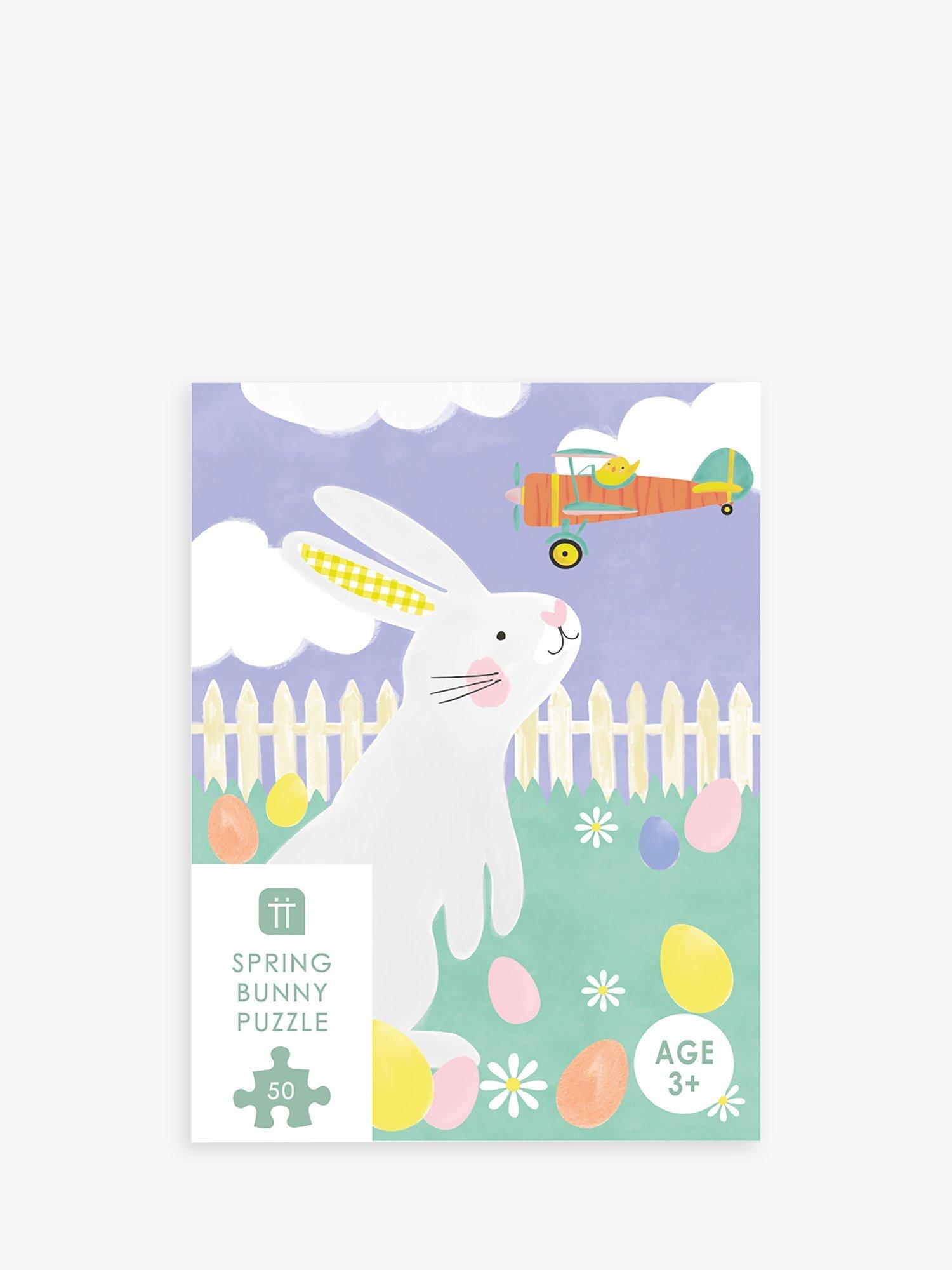 Talking Tables Spring Bunny Puzzle, 50 Pieces