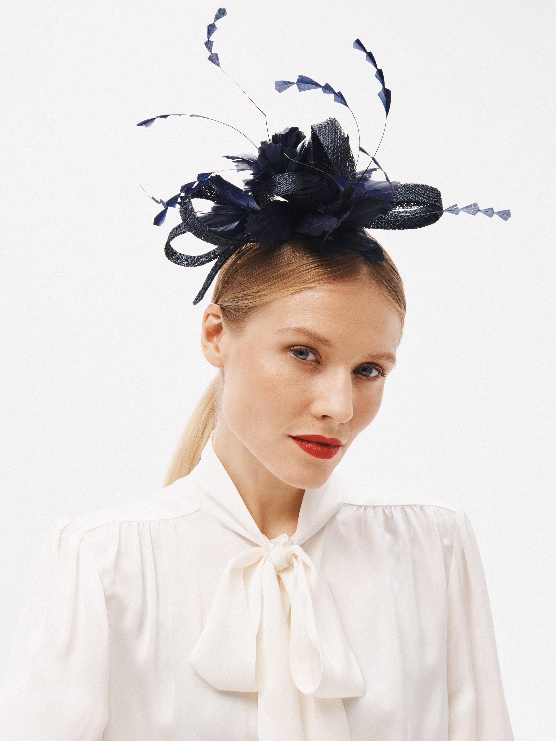 John Lewis Jazmin Textured Loops Fascinator