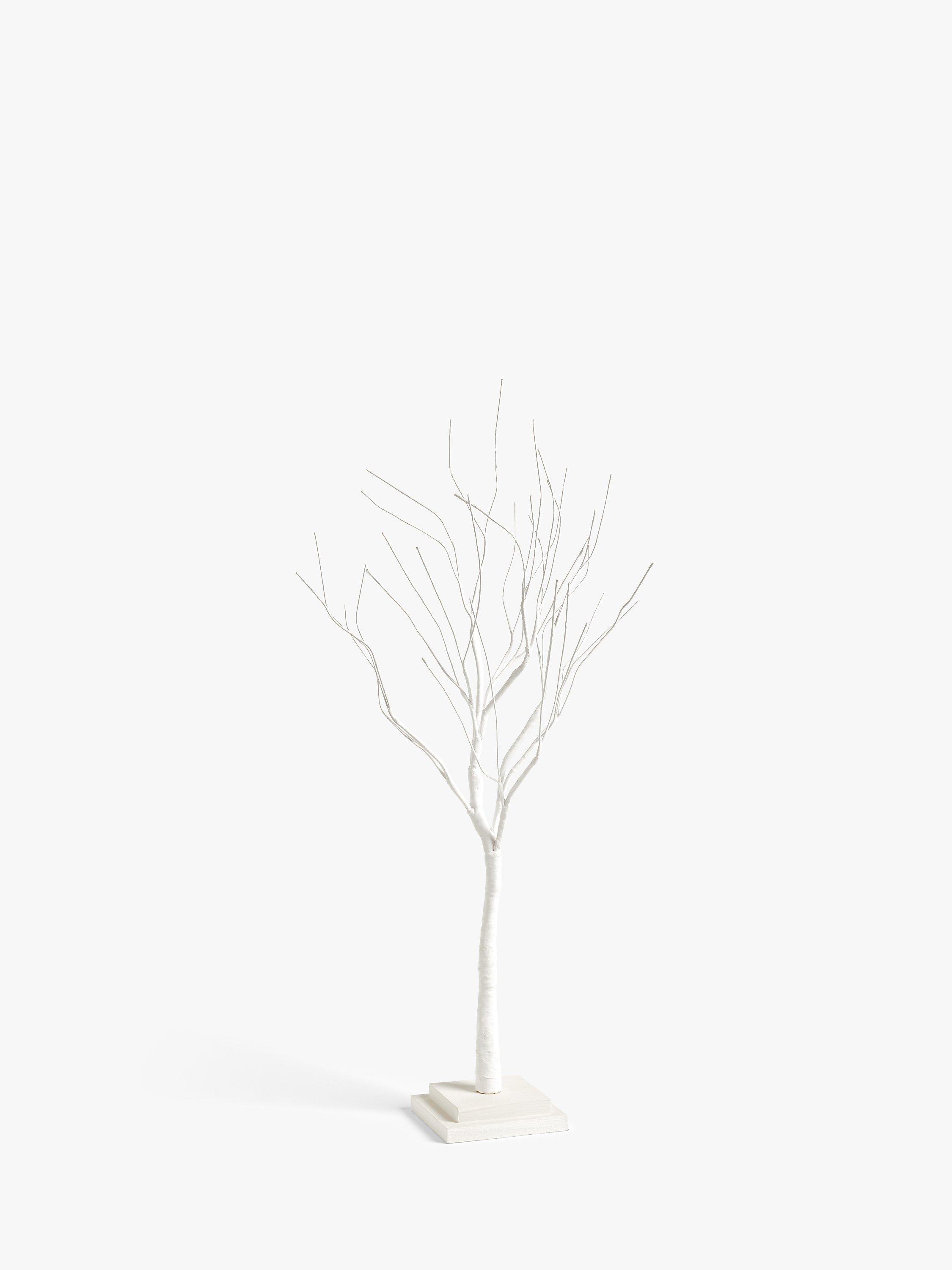 John Lewis Twig Tree, H60cm, White