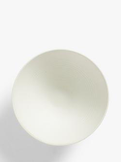 John Lewis Two Tone Stoneware Footed Bowl, 16.8cm, Natural - view 2, Natural