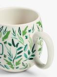 John Lewis New Country 'Dad' Fine China Mug, 450ml, Green