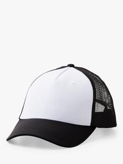 Cricut Hat Press Trucker Hat Blank, Black/White, Black/White