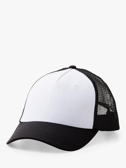 Cricut Hat Press Trucker Hat Blank, Black/White, Black/White