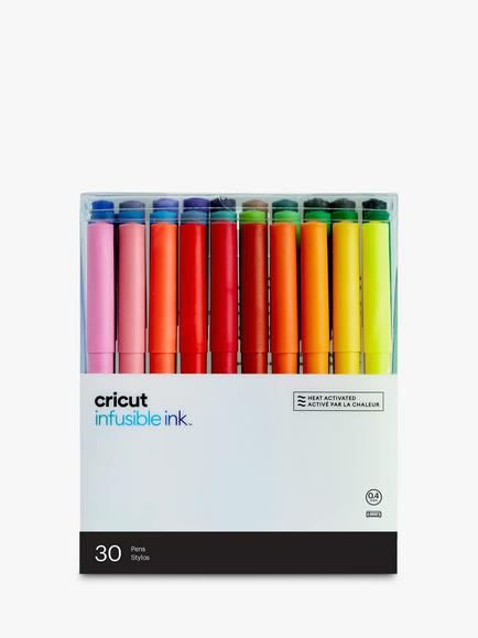Cricut 0.4mm Fine Infusible Ink Markers, Pack of 30, Multi
