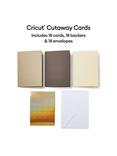 Cricut Cutaway Cards Pack of 18, (R10), L12.4 x W8.9cm