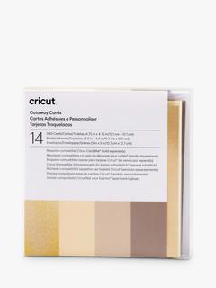 Cricut Cutaway Cards Pack of 14, Natural (S40), L12.1 x 12.1cm