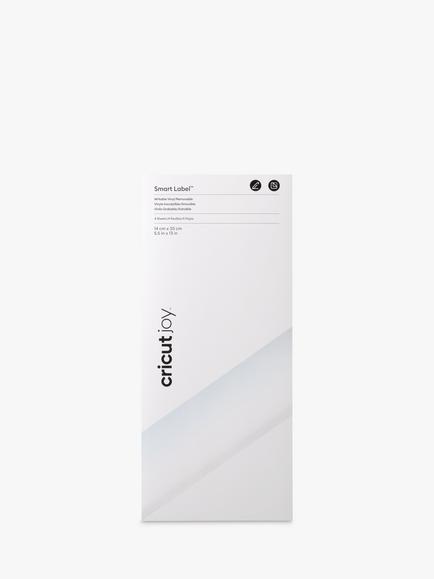 Cricut Joy Smart Label Removable Writable Vinyl, 4 Sheets, Clear