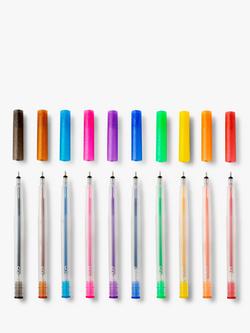 Cricut Glitter Gel Rainbow Pens, Pack of 10, Multi