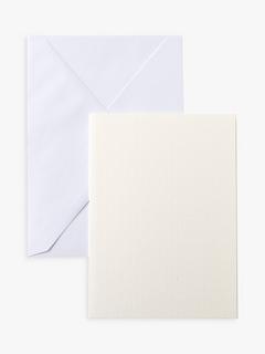 Cricut Joy Watercolour Cards, Pack of 10, White (R40), L16.8 x W12.1cm