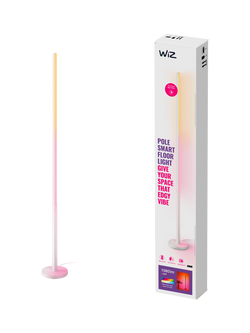 WiZ Smart LED Colour Pole Floor Lamp, White
