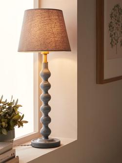 John Lewis Bobbin Table Lamp - view 2, Blue