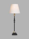 John Lewis Mid-Century Stick Table Lamp, Black