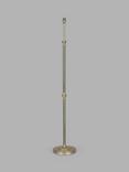 John Lewis Reeded Column Floor Lamp, Antique Brass