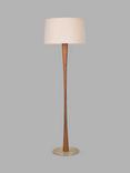 John Lewis Contour Floor Lamp, Brown/Gold